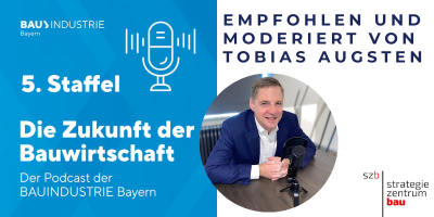Signaturgrafik Staffel 5 Tobias Augsten als Moderator des Podcast "Die Zukunft der Bauwirtschaft" des Bayerischen Bauindustrieverbands